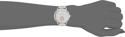 Vista 2 de Michael Kors Portia - Reloj de pulsera de cuarzo con tres manecillas y subesfera de segunda mano
