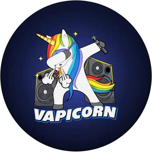 Vista 3 de Funny Vapicorn Vapicorn Vaping Unicorn Vapor Mod - PopSockets Grip y Stand para teléfonos y tabletas