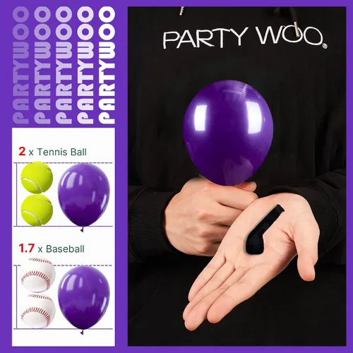 Vista 126 de PartyWoo 50 globos de látex color piel albaricoque, globos de helio boho de Albaricoque-f05