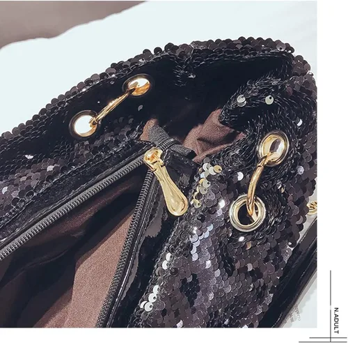 Vista 4 de Bolsos de charol para mujer con asa superior brillantes con cadena grandes bolsas de hombro para mujer
