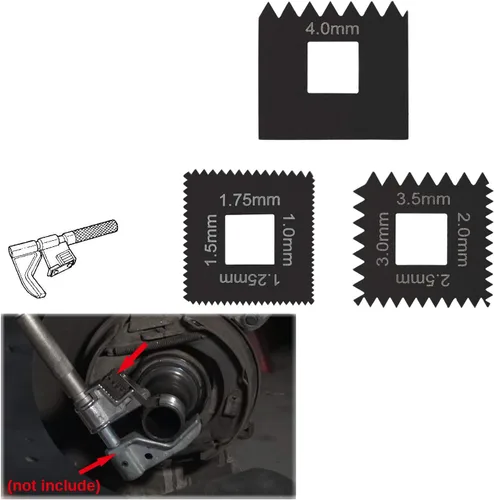 Vista 3 de Yoursme Juego de troqueles métricas para cazador de roscas similar a OTC 202817 3PCS