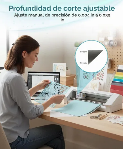Vista 3 de Silhouette America Modelos de ajuste manual, 1mm, cuchilla premium para Cameo 4-5 y Portrait 3-4