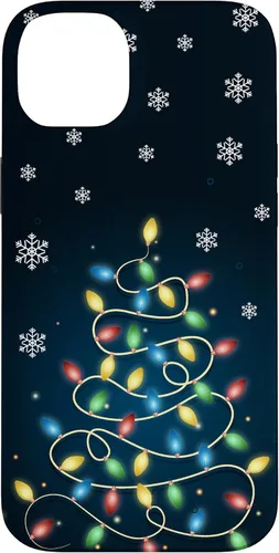 Vista 15 de Christmas Lights ICY Crystals Theme Snowflake Case for iPhone 17