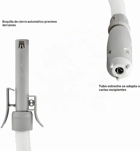 Vista 4 de Bomba de transferencia de combustible UPTIVAR alimentada por batería con sensor de parada automática, protección contra fugas (3.2 GPM), manguera