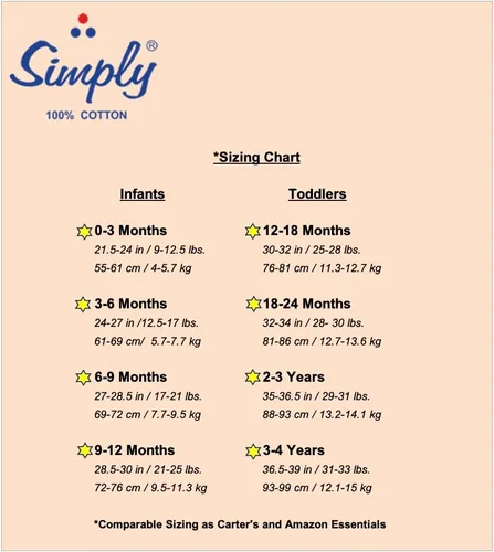 Vista 7 de Simply Traje de mono acolchado de algodón para niños pequeños y bebés