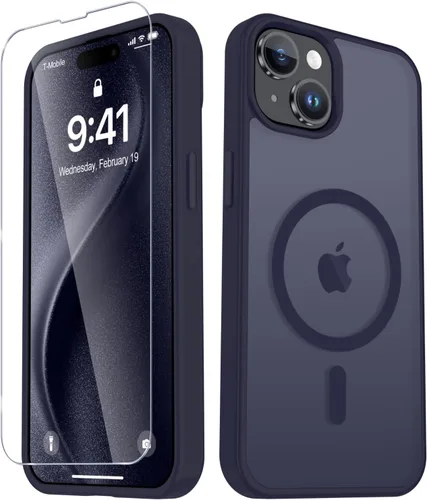 Vista 717 de Funda para Google Pixel 10 Pro XL, cubierta magnética mate, color negro Fit for MagSafe, Screen Protector included, Shockproof Military Grade