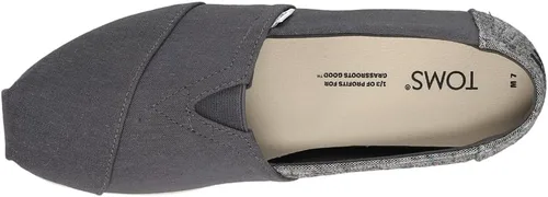 Vista 5 de TOMS Cuerda de alpargata para hombre - Negro, Hierro (Forged Iron)