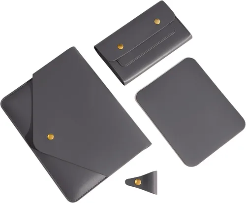 Vista 10 de Funda para tablet de 9.7 a 11 pulgadas compatible con iPad Pro 11, iPad 10th, Surface Go 3 10.5, iPad Air con bolsa pequeña, alfombrilla de mouse