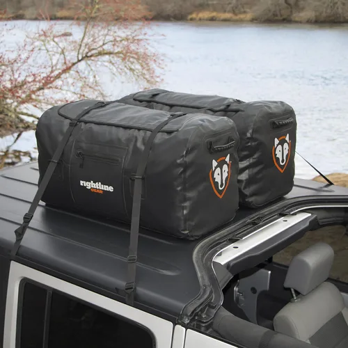 Vista 6 de Rightline Gear Bolsa de lona impermeable para viajes, 4 por 4 pies, color negro, Negro -, Bolsa de lona