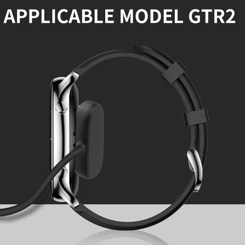 Vista 6 de Cable magnético de cargador de reloj inteligente, protección contra sobrecorriente integrada de 2 pines de 3.3 pies 5V1A USB-A, accesorios