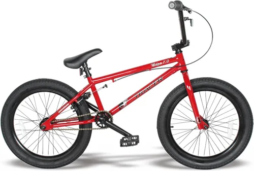 Vista 7 de Tracer Edge Freestyle - Bicicleta BMX para hombre y mujer, para principiantes y avanzados, marco de acero para adultos, ruedas de 20 pulgadas