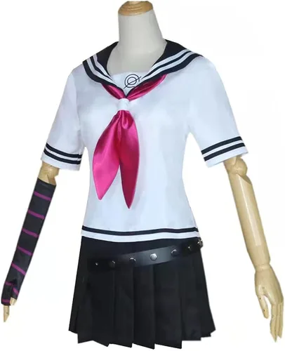 Vista 4 de Deaicos Mioda Ibuki - Disfraz de uniforme de escuela secundaria color blanco