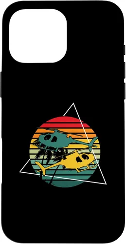 Vista 19 de Retro Helicopters Pilot Aviation Helicopter Case for iPhone 16