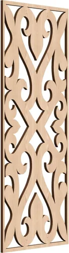 Vista 126 de Keene Paneles de pared decorativos de madera con calado, 9 3/8 pulgadas de ancho x 24 3/8 pulgadas de alto x 1/4 de alto, abedul Birch