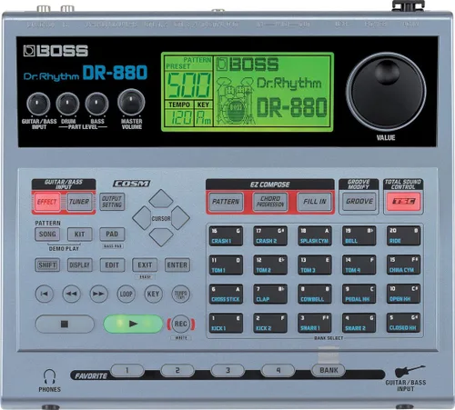 Vista 2 de Batería eléctrica Boss DR-880 Dr. Rhythm