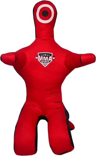 Vista 17 de Muñeco Infantil de Grappling de Pie - Sin Relleno – Muñeco de Entrenamiento para Lucha, Jiu-Jitsu, Artes Marciales Mixtas con Brazos y Piernas Negro