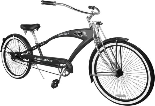 Vista 13 de MICARGI Bicicleta híbrida para adultos de 24/26 pulgadas, bicicleta híbrida de 1/7 velocidades para mujeres, hombres, personas mayores, bicicleta