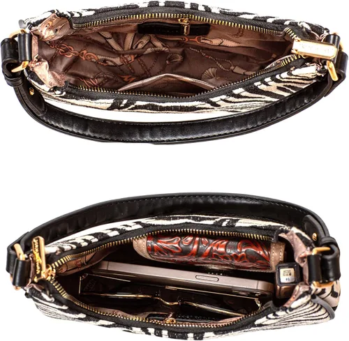 Vista 5 de Montana West Bolso bandolera pequeño de moda para mujer con correa de hombro desmontable