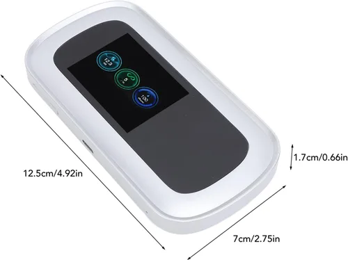 Vista 9 de SUNGOOYUE Hotspot WiFi 5G portátil, enrutador de alta velocidad 2.5Gbps compatible a nivel mundial para 11, WiFi móvil ligero para OntheGo