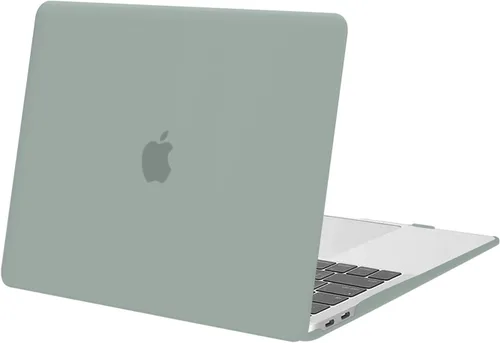 Vista 9 de MOSISO: Compatible con funda para MacBook Air de 13 pulgadas, versión 2022, 2021, 2020, 2019, 2018, Touch ID A2337 M1 A2179, A1932, funda rígida