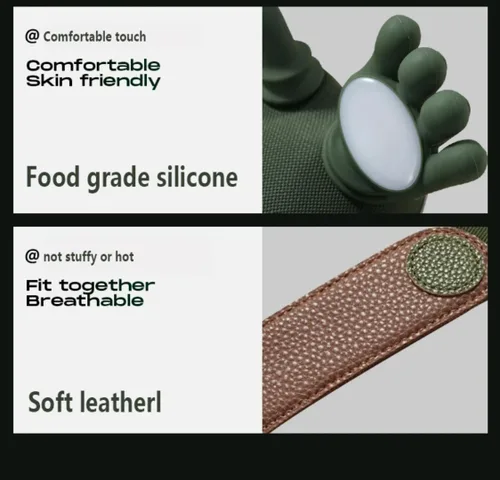 Vista 4 de ZoserX - Masajeador biónico con calefacción, masajeador portátil Shiatsu para cuello y espalda, masaje eléctrico de tejido profundo 4D