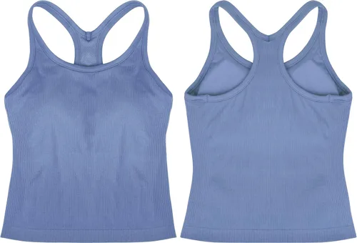 Vista 62 de sphinx cat - Camiseta corta de entrenamiento para mujer, camiseta sin mangas, acanalada, con espalda cruzada y brasier integrado