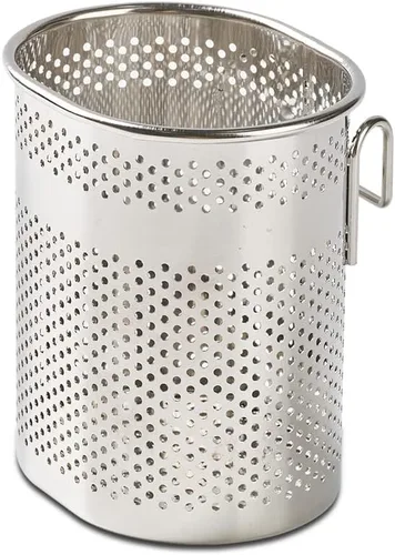 Vista 8 de Cesta de secado de cubiertos de acero inoxidable para escurridor de platos, soporte para utensilios de 4 compartimentos con tabla de drenaje