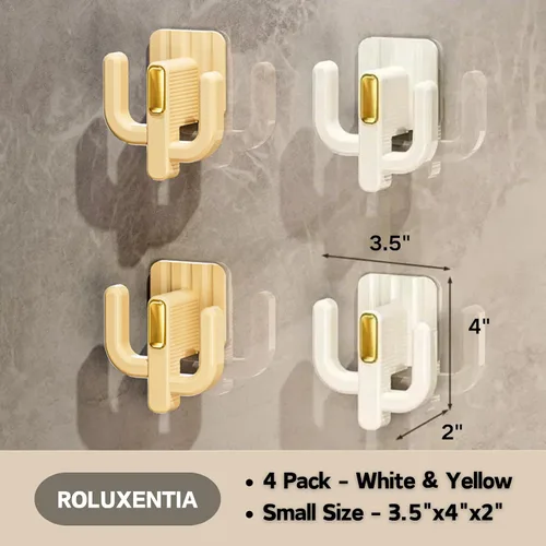 Vista 2 de Paquete de 4 zapateros para montar en la pared, estante organizador de zapatos colgante de alta calidad con soportes adhesivos para colgar, ganchos