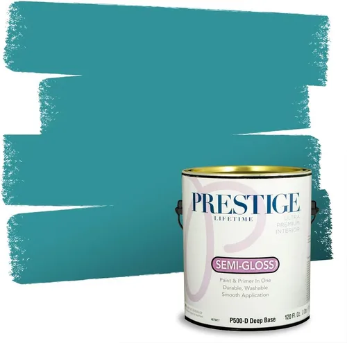 Vista 156 de PRESTIGE Pintura interior e imprimación en uno, salpicaduras acuosas, cáscara de huevo, 1 galón