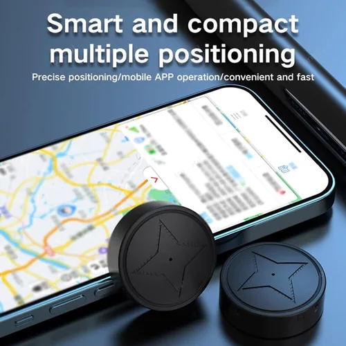 Vista 2 de Rastreador GPS fuerte magnético para vehículos de automóvil, seguimiento antipérdida, 2023 nuevo localizador GPS multifunción, monitoreo, grabación