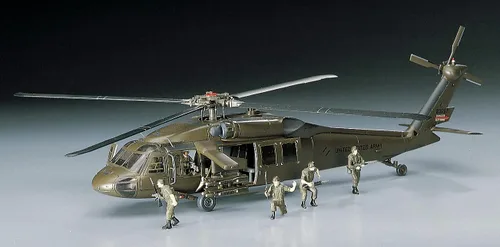 Vista 2 de Helicóptero halcón negro 1/72 UH-60 A de Hasegawa