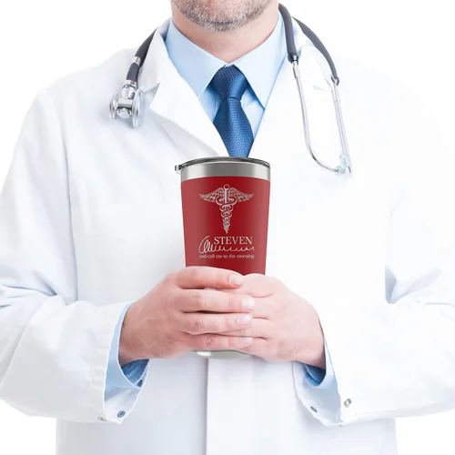 Vista 8 de Regalos de chef, 34 títulos de trabajo, vaso personalizado con juego de pajita, nuevos regalos de trabajo, personalizados con nombre y cita, 20