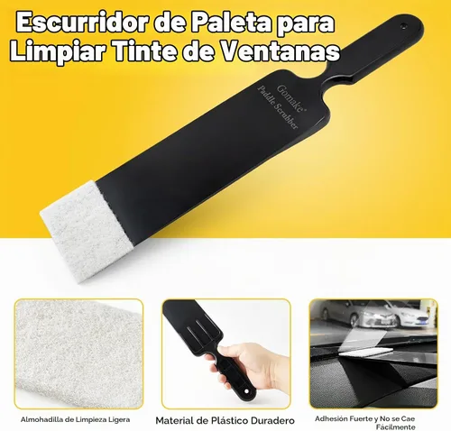 Vista 3 de Kit de tintado de ventana Gomake Herramienta de envoltura de vinilo para coche Juego de herramientas de tintado de parabrisas y ventana trasera