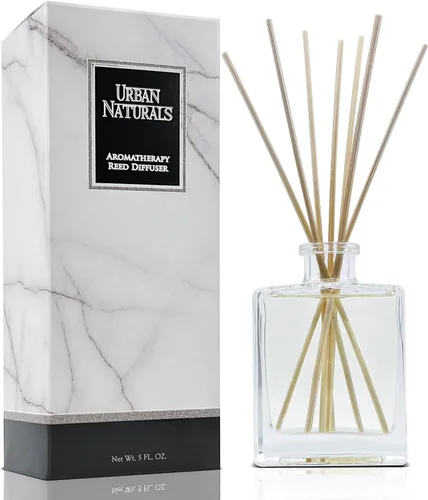 Vista 15 de Urban Naturals Balsam Forest - Juego de aceites difusores de varillas – Abeto Fraser, hoja perenne, pino, cedro leñoso y sándalo – Botella de vidrio