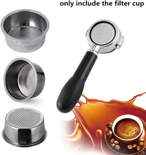 Vista 6 de Taza de filtro de café 2.008 in Cesta de filtro no presurizada para Breville D-e-lon-ghi Filtro Krups Productos de café