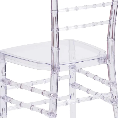 Vista 9 de Flash Furniture Flash Elegance - Silla Chiavari apilable de cristal