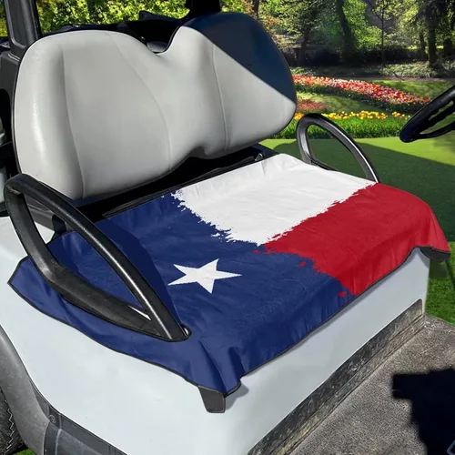 Vista 33 de Fundas de asiento de carrito de golf, mantas para carrito de golf, fundas de asiento de toalla para la mayoría de carritos de golf de 2 asientos