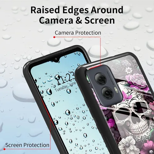 Vista 116 de Funda para Motorola Moto G Stylus 5G 2021 de vidrio templado, funda negra con diseño de mujer negra africana para mujeres y hombres, antiarañazos, a