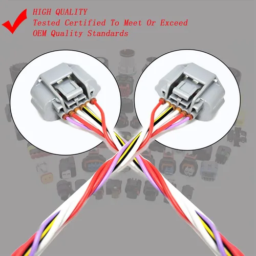 Vista 9 de Sensor de flujo de aire masivo Conector Conector de Coleta Arnés 22680-1MG0A AFH60M-39 Reemplazo para Nissan Infinity