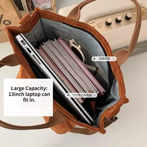 Vista 9 de Bolsa de pana para mujer