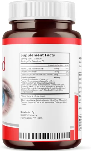 Vista 2 de Visishield Advanced Vision Formula for Eyes Suplemento Vitaminas (5 unidades)