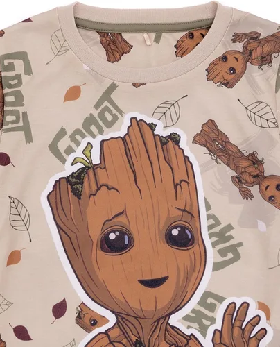 Vista 6 de Marvel I Am Groot - Pijama para niños y niñas, diseño de árbol