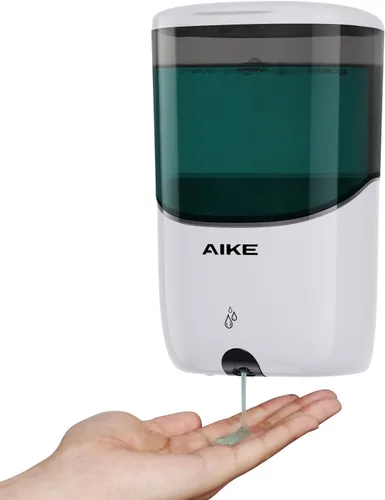 Vista 9 de AIKE Dispensador de jabón automático líquido, energía por 4* pilas AA para Negro
