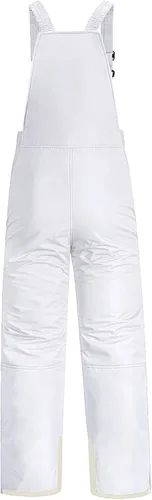 Vista 2 de GEMYSE Overol con peto de esquí impermeable aislado para mujer pantalones de snowboard de invierno