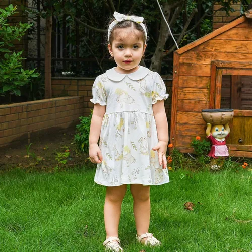 Vista 77 de pureborn Vestido de bebé niña 0-24 meses