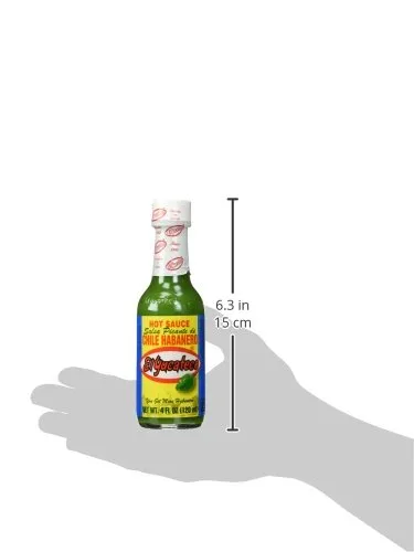 Vista 3 de El Yucateco salsa de chile verde habanero