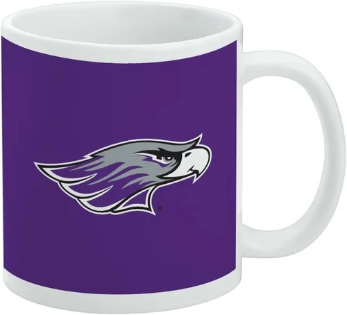 Vista 223 de Taza de cerámica con el logotipo principal de la Universidad Rider, taza de regalo novedosa para café, té y bebidas calientes, 11oz, blanca
