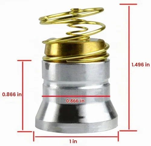 Vista 3 de Linternas ultra brillantes actualizadas bombilla LED monomodo 1200 lúmenes P60 LED Drop-in módulo linterna bombillas de repuesto para C2 G2 Z2 6P 9P