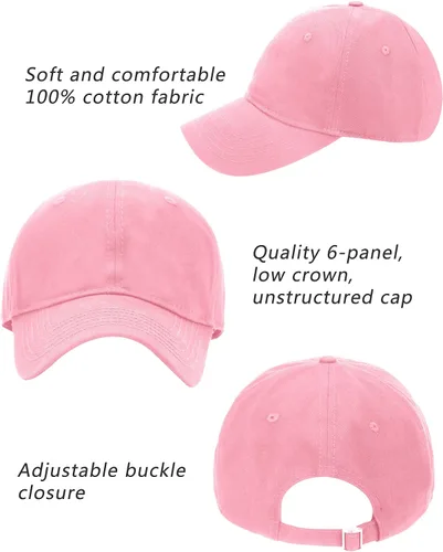Vista 2 de Gorra de béisbol extragrande XXL para cabezas grandes de 23.6 a 25.6 pulgadas, gorra de béisbol de algodón extragrande, sombreros de papá sin