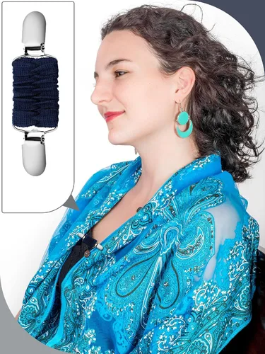 Vista 6 de 4 clips de vestir para vestidos, clip tensor para ajustar la espalda, clips de suéter para cárdigans, clips para mujer